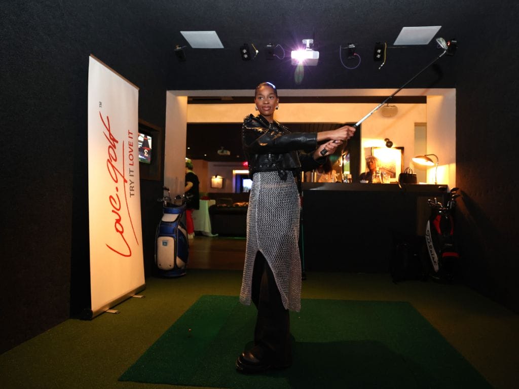 black women playing golf at love.golf